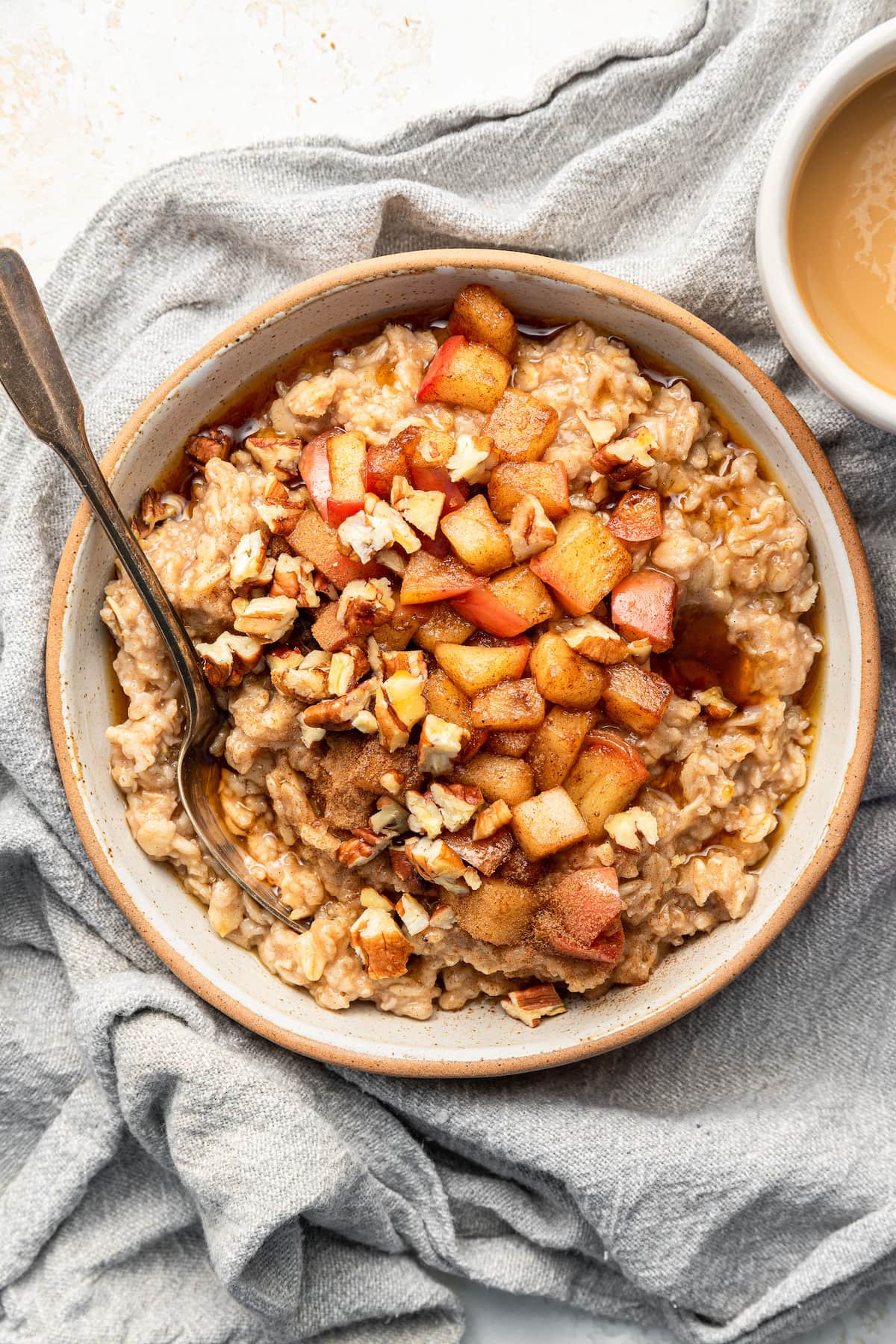 quinoa bake with apple raisins and cinnamon