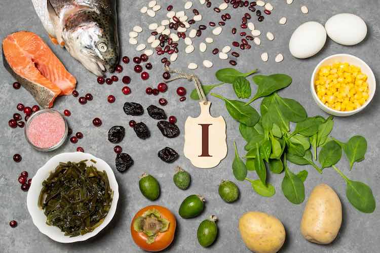 Diet rich in iodine for hypothyroidism