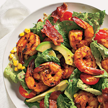 Shrimp Cobb Salad with Dijon Dressing