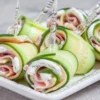 Cheese Cucumber Keto Rolls