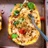 Baked Feta and Tomato Spaghetti Squash