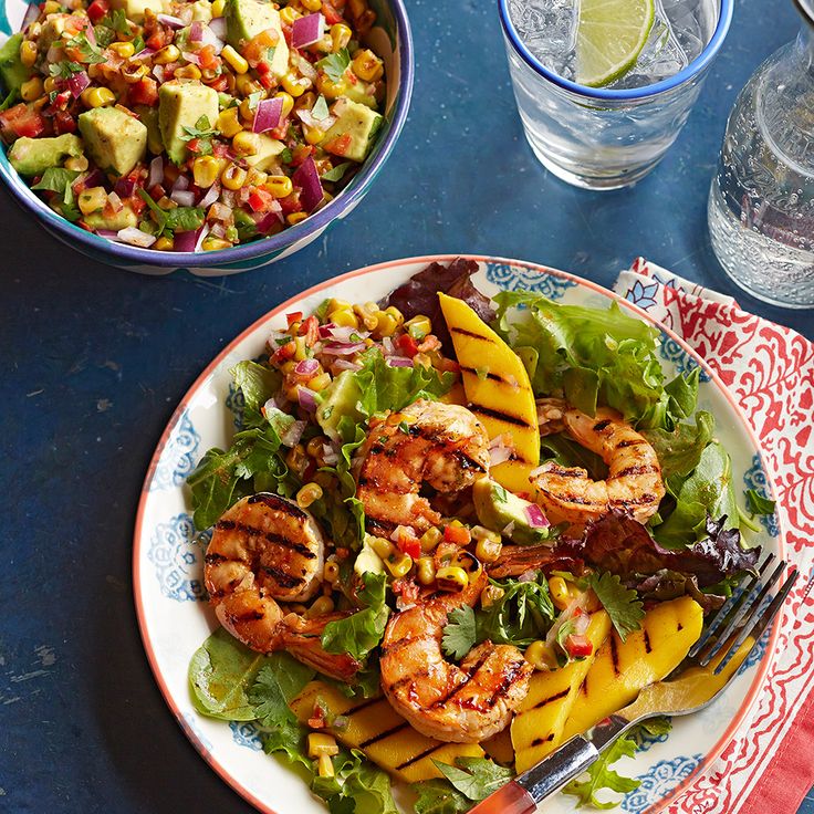 Shrimp Cobb Salad with Dijon Dressing